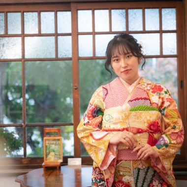 茶寮かだんロケーションフォト 花巻市 成人式写真